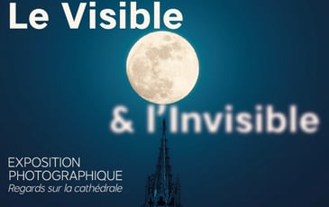 Exposition intitulée "Le Visible & l'Invisible" dans le cloître à Laon