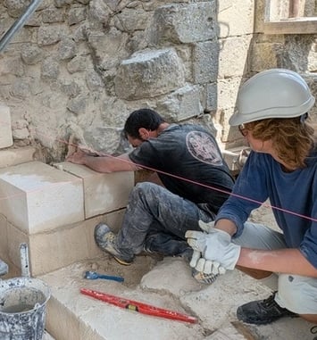 Restauration du château de Berzy-le-Sec : ateliers découverte