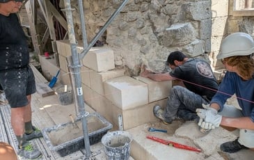 Restauration du château de Berzy-le-Sec : ateliers découverte