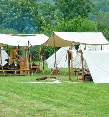 Reconstitution historique gauloise et romaine