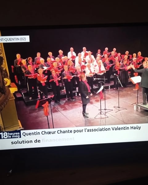 Quentin Chœur Chante pour la journée mondiale de la vue