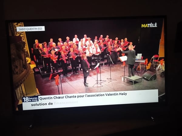 Quentin Chœur Chante pour la journée mondiale de la vue